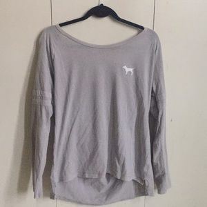 Victoria’s Secret Large grey long sleeve shirt